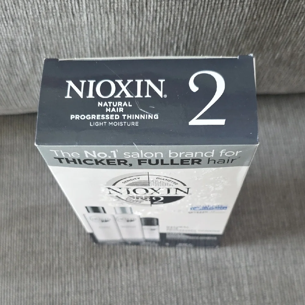 Nioxin System 2 Hair Care Kit - For‎ Thicker, Fuller, Natural Hair, New In Box.